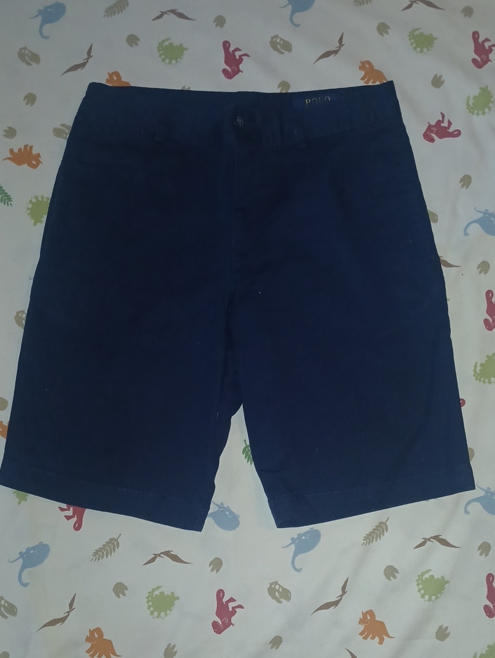 Polo by Ralph Lauren Dark Blue Men's Flat-Front Shorts